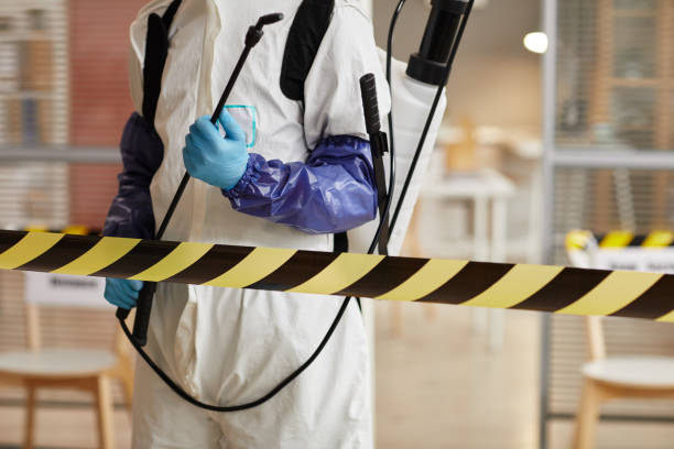 Professional Biohazard Cleanup technician working in Firebaugh, CA